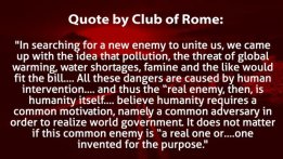 Club of Rome New Enemy quote