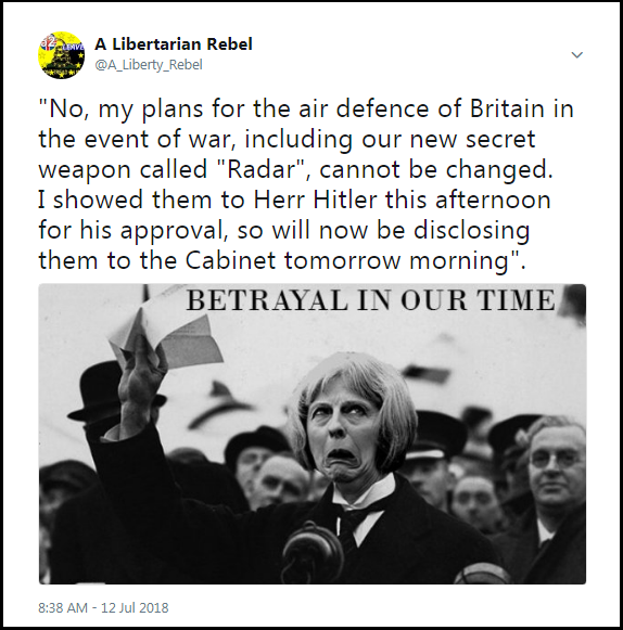 2018.07.12 Me Theresa Chamberlain Betrayal in our time