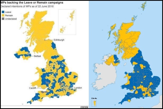 mps votes vs public votes eu ref 2016