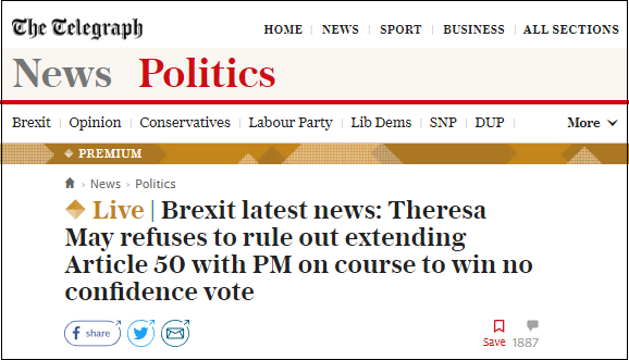 tgraph headline 16-jan-2019 confidence vote