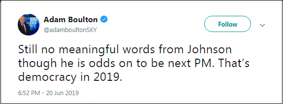 2019.06.20 Boulton on Boris PM