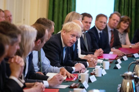 Prime Minister Boris Johnson Meets With His New Cabinet