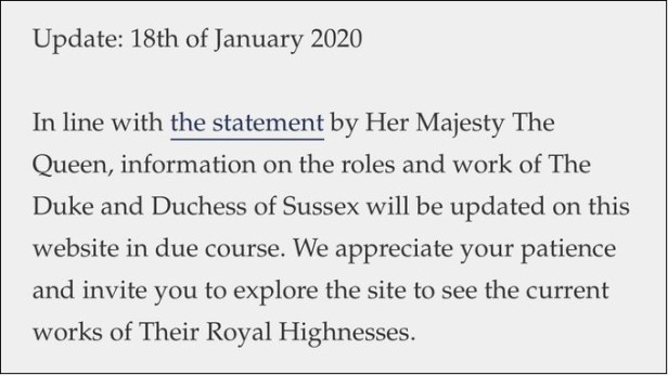 Sussex-Royal statement still using HRH